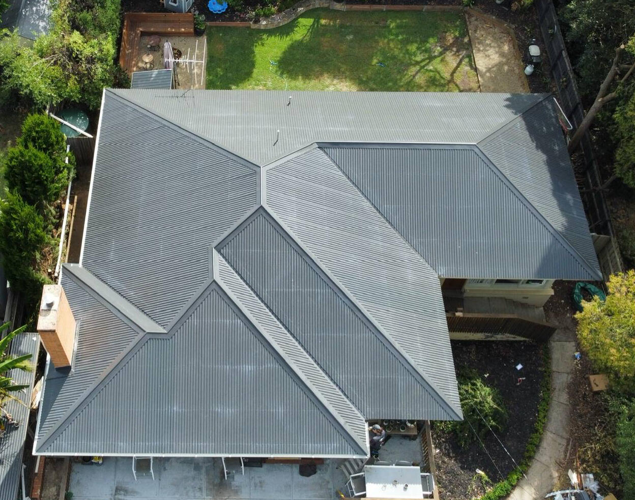 Monument Corrugated Iron Pitched Roof
